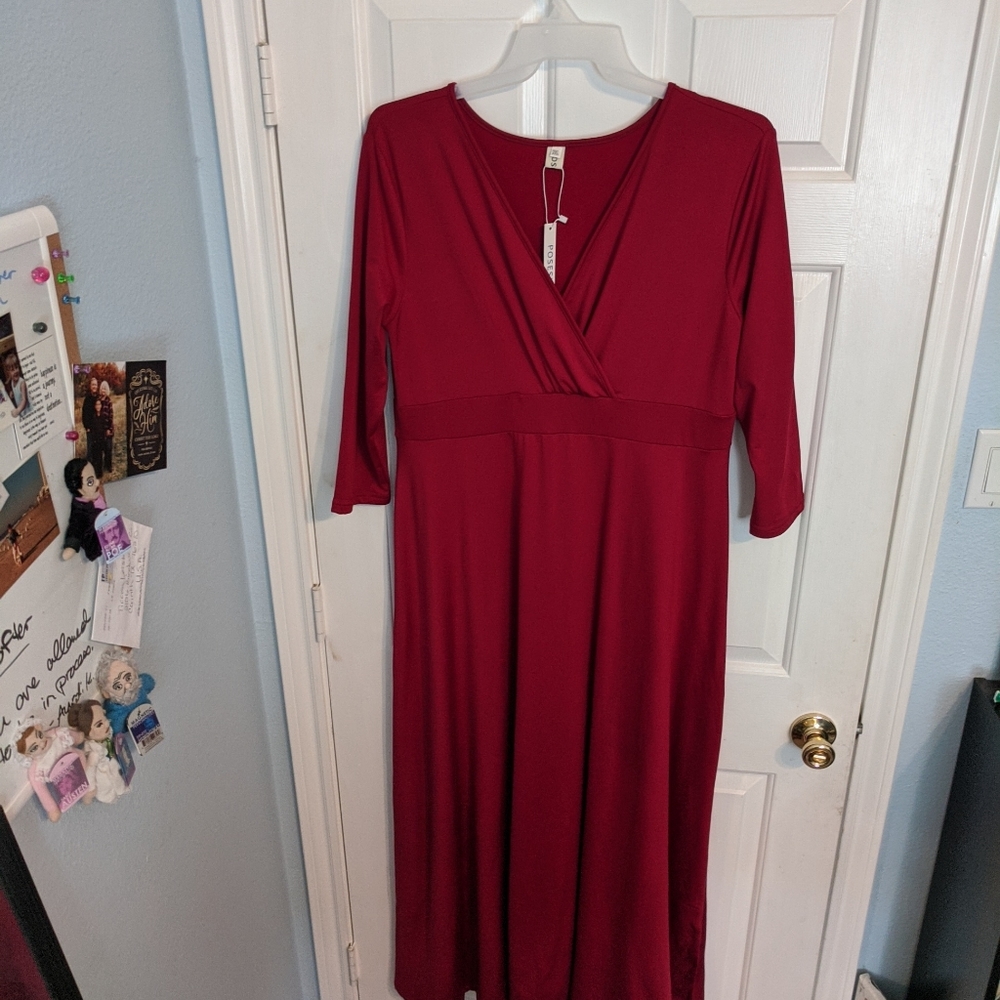 NEW Red Maxi Dress 2XL